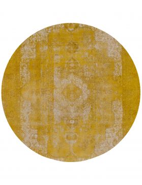 Tapis Persan vintage 285 x 285 jaune