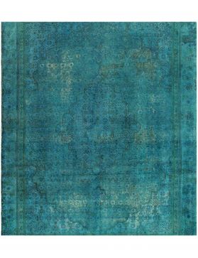 Persialaiset vintage matot 260 x 260 turkoosi