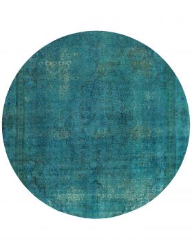 Tapis Persan vintage 260 x 260 turquoise