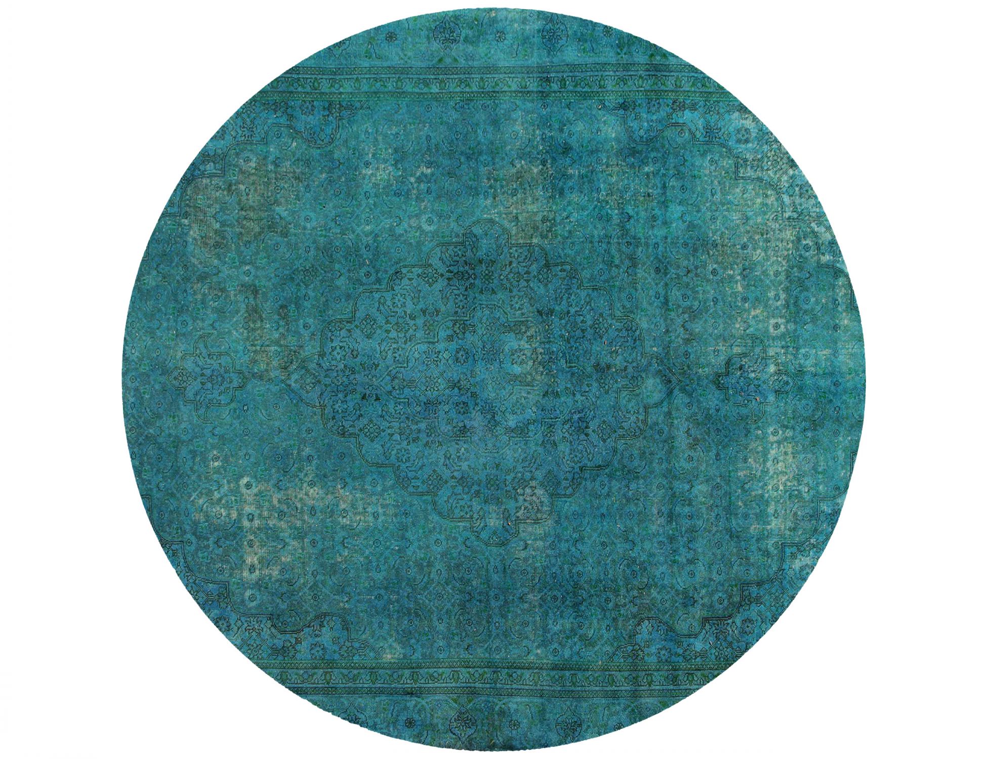 Tappeto vintage persiano  turchese <br/>260 x 260 cm