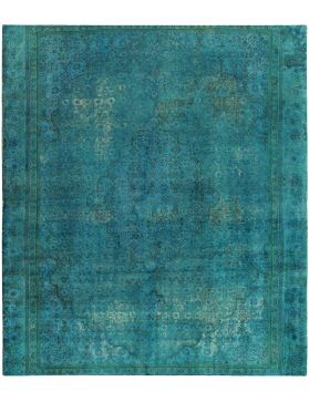 Tapis Persan vintage 300 x 260 turquoise