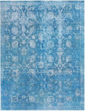 Persischer Vintage Teppich 317 x 200 blau
