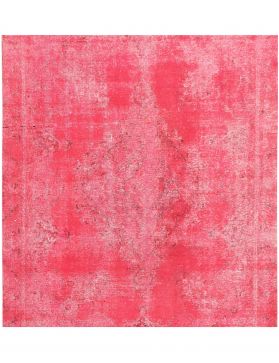 Tapis Persan vintage 270 x 270 rouge