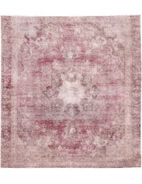 Tappeto vintage persiano  rosa <br/>260 x 260 cm