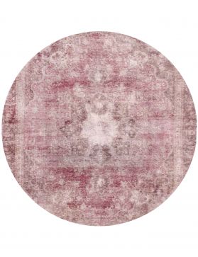 Persisk vintage matta 260 x 260 rosa