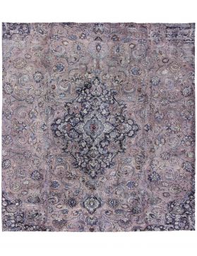 Persischer Vintage Teppich 196 x 196 lila