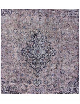 Tapis Persan vintage 196 x 196 violet