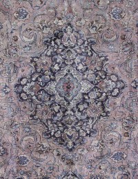 Lilla Persien Persisk Vintagetæppe 196 x 196 cm - view 3