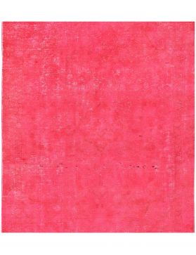Persischer Vintage Teppich 164 x 164 rosa