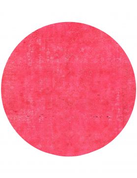 Alfombra persa vintage 164 x 164 rosa