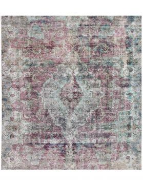 Persischer Vintage Teppich 195 x 195 lila