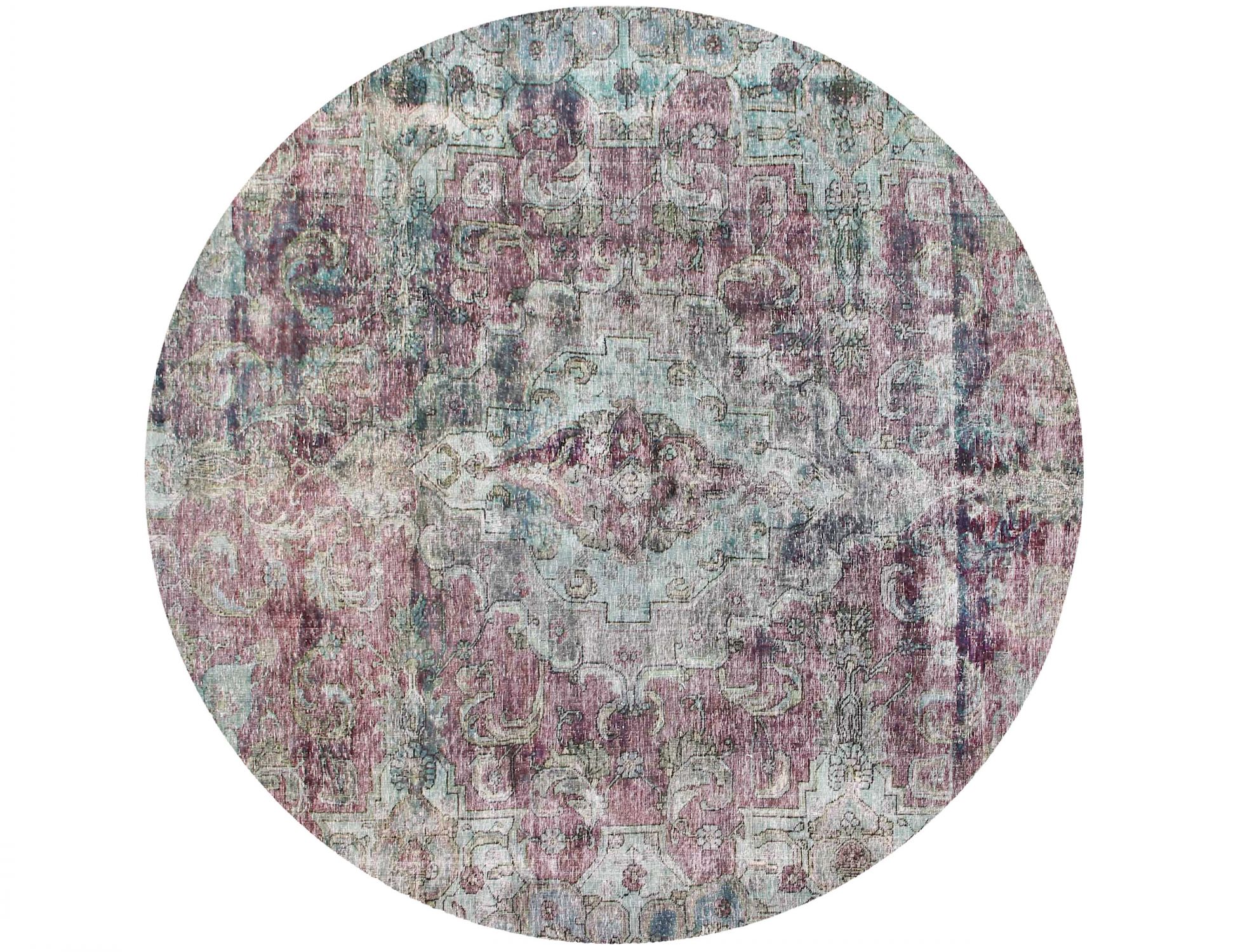 Persisk vintage matta  lila <br/>195 x 195 cm