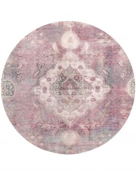 Alfombra persa vintage 174 x 174 rosa