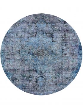 Persisk Vintagetæppe 173 x 173 blå