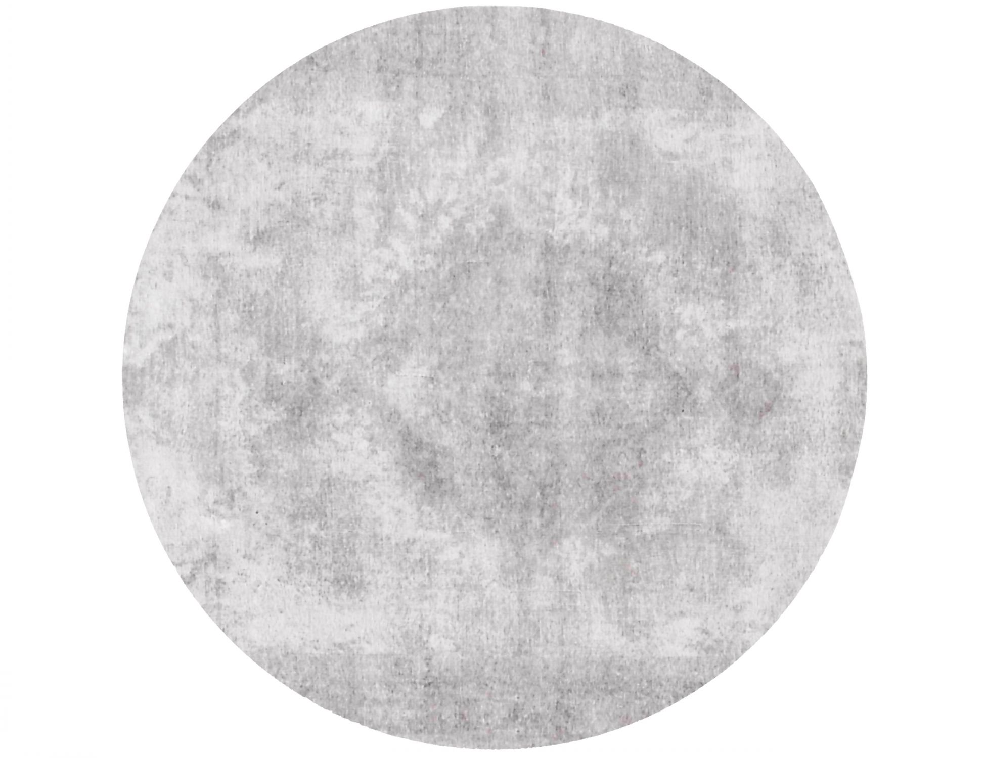 Round  Vintage Carpet  grey <br/>182 x 182 cm