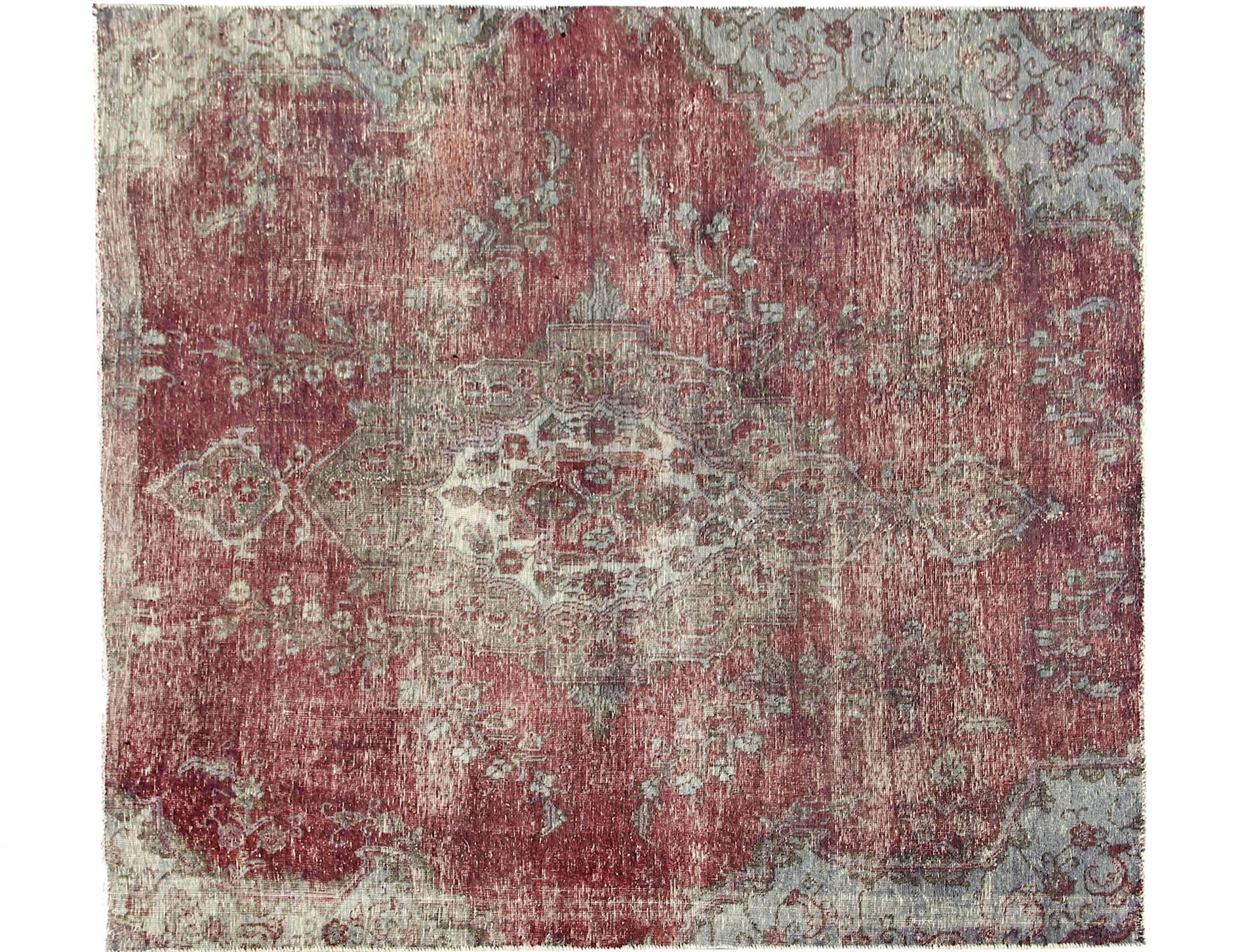 Quadrat  Vintage Teppich  lila <br/>212 x 212 cm