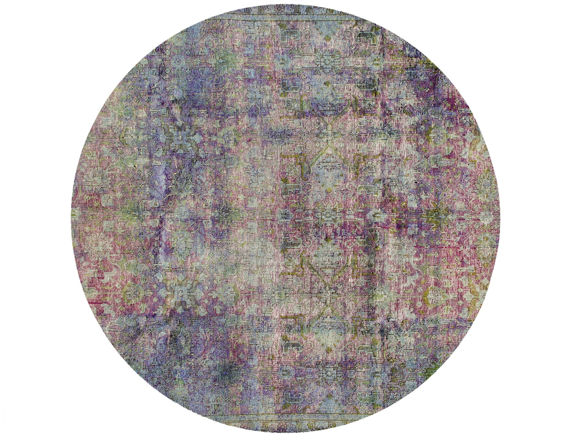 Tappeto vintage persiano  viola <br/>217 x 217 cm