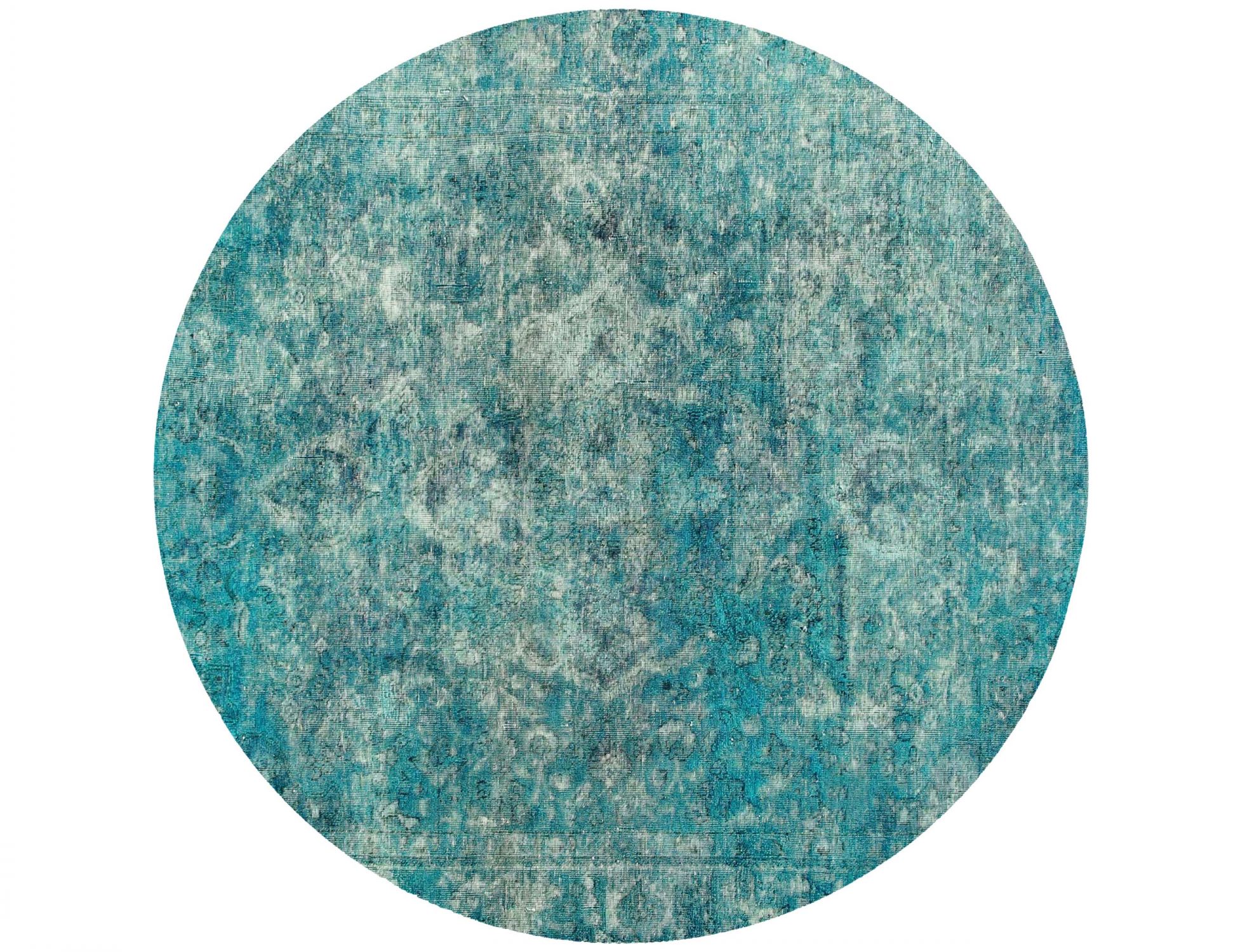 Tappeto vintage persiano  turchese <br/>184 x 184 cm