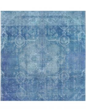 Alfombra persa vintage 207 x 207 azul