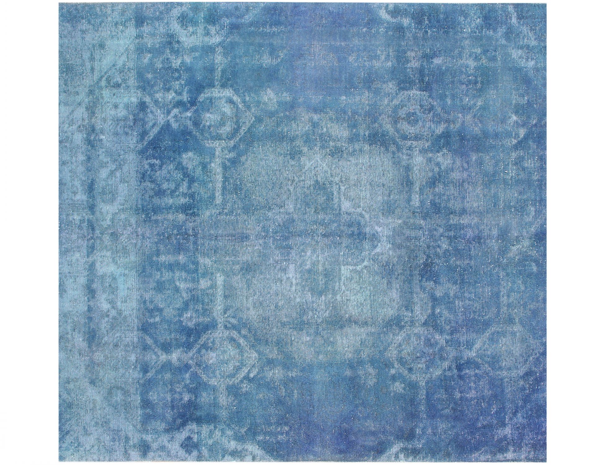 Tappeto vintage persiano  blu <br/>207 x 207 cm
