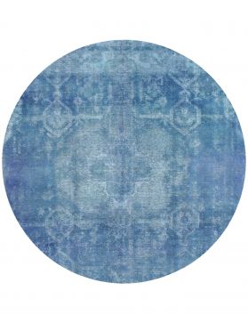 Tapis Persan vintage 207 x 207 bleu