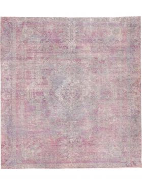 Tapis Persan vintage 228 x 228 violet