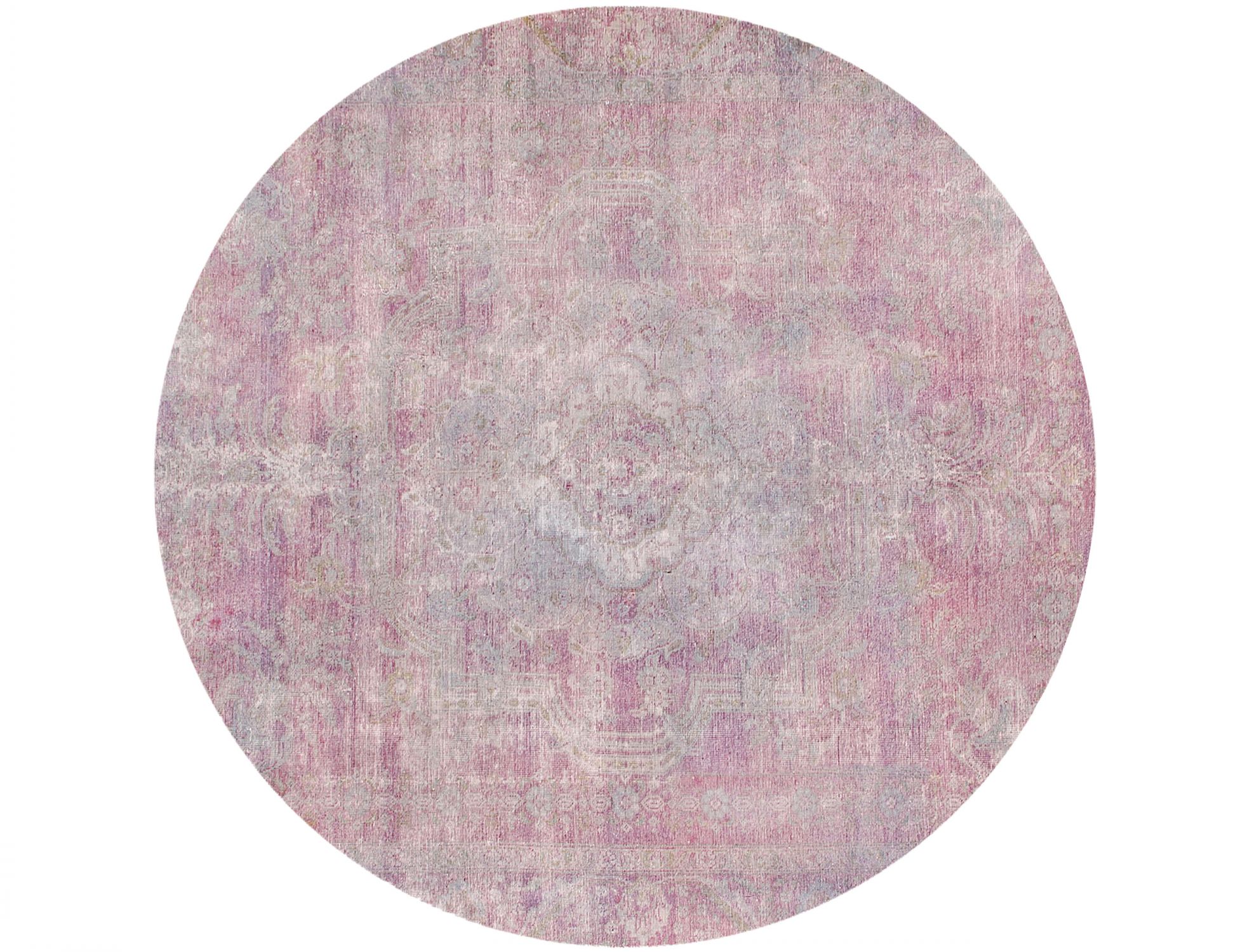 Tapis Persan vintage  violet <br/>228 x 228 cm