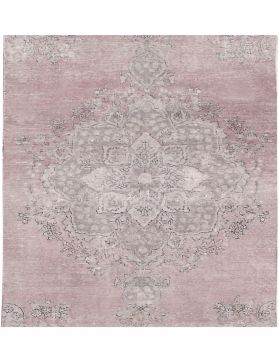 Persischer Vintage Teppich 166 x 166 grau