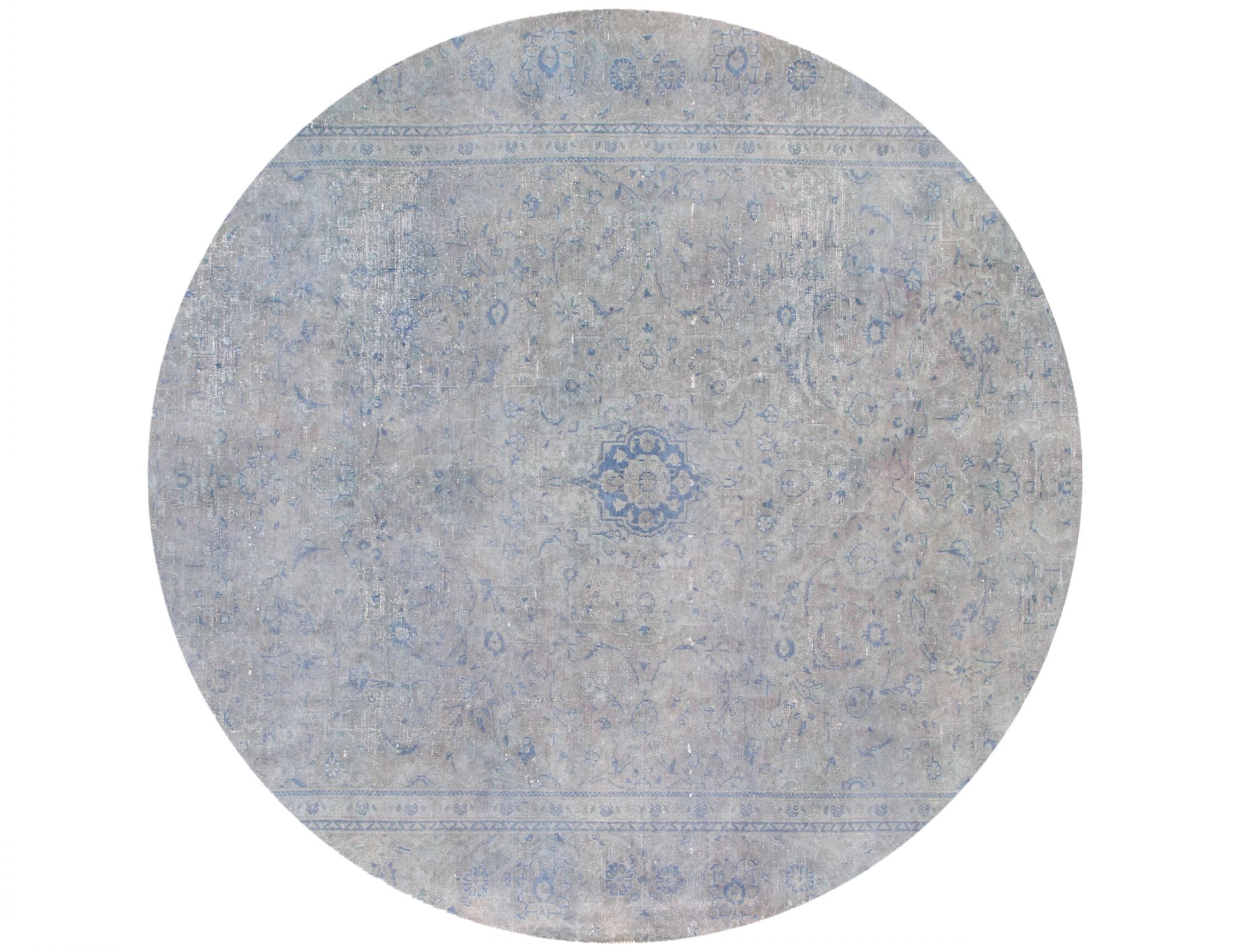 Persisk Vintagetæppe  blå <br/>180 x 180 cm
