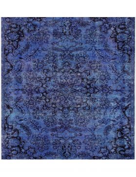 Alfombra persa vintage 196 x 196 azul