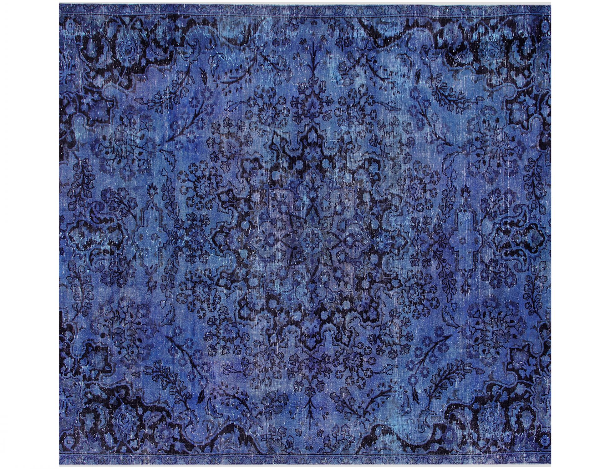 Tappeto vintage persiano  blu <br/>196 x 196 cm