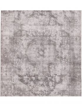 Persischer Vintage Teppich 192 x 192 grau