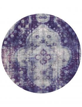 Alfombra persa vintage 190 x 190 púrpura