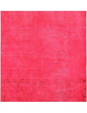 Persisk vintage teppe 152 x 152 rød