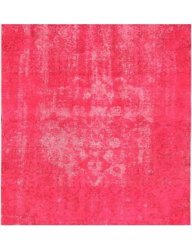 Tapis Persan vintage 192 x 192 rouge