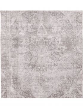 Persischer Vintage Teppich 180 x 180 grau