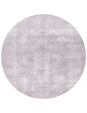 Round  Vintage Carpet  grey <br/>202 x 202 cm