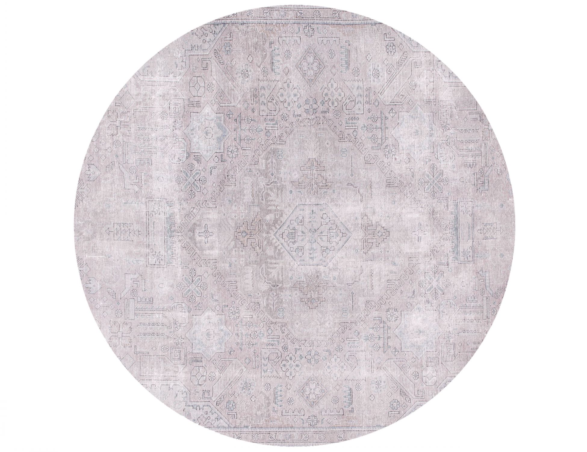 Persisk Vintagetæppe  grå <br/>202 x 202 cm