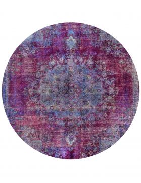 Tapis Persan vintage 226 x 226 violet