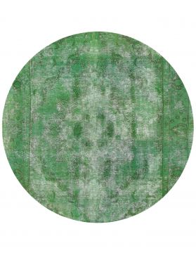 Persisk Vintagetæppe 208 x 208 grøn