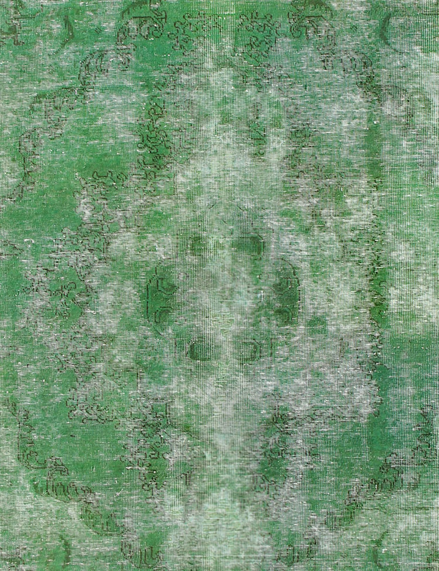 Perzisch Vintage Tapijt  groen <br/>208 x 208 cm