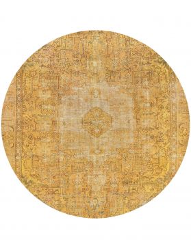Persisk Vintagetæppe 270 x 270 gul