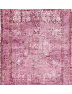 Persischer Vintage Teppich 202 x 202 lila
