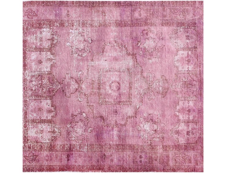 Violet Persan Tapis Persan vintage 202 x 202 cm