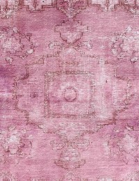 Violet Persan Tapis Persan vintage 202 x 202 cm - view 4