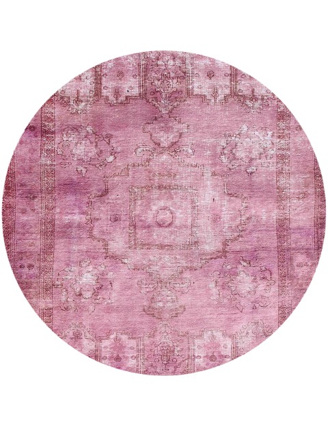 Lila Persien Persischer Vintage Teppich 202 x 202 cm