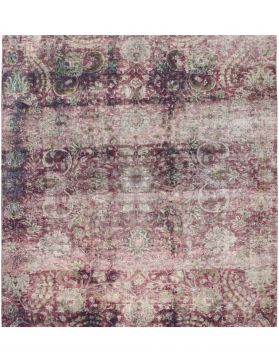 Persisk Vintagetæppe 209 x 209 lilla