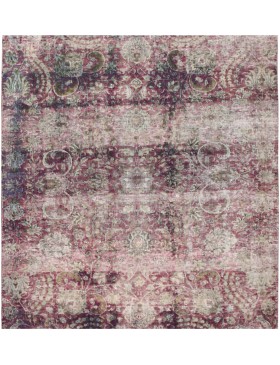 Lila Persien Persisk vintage matta  209 x 209 cm