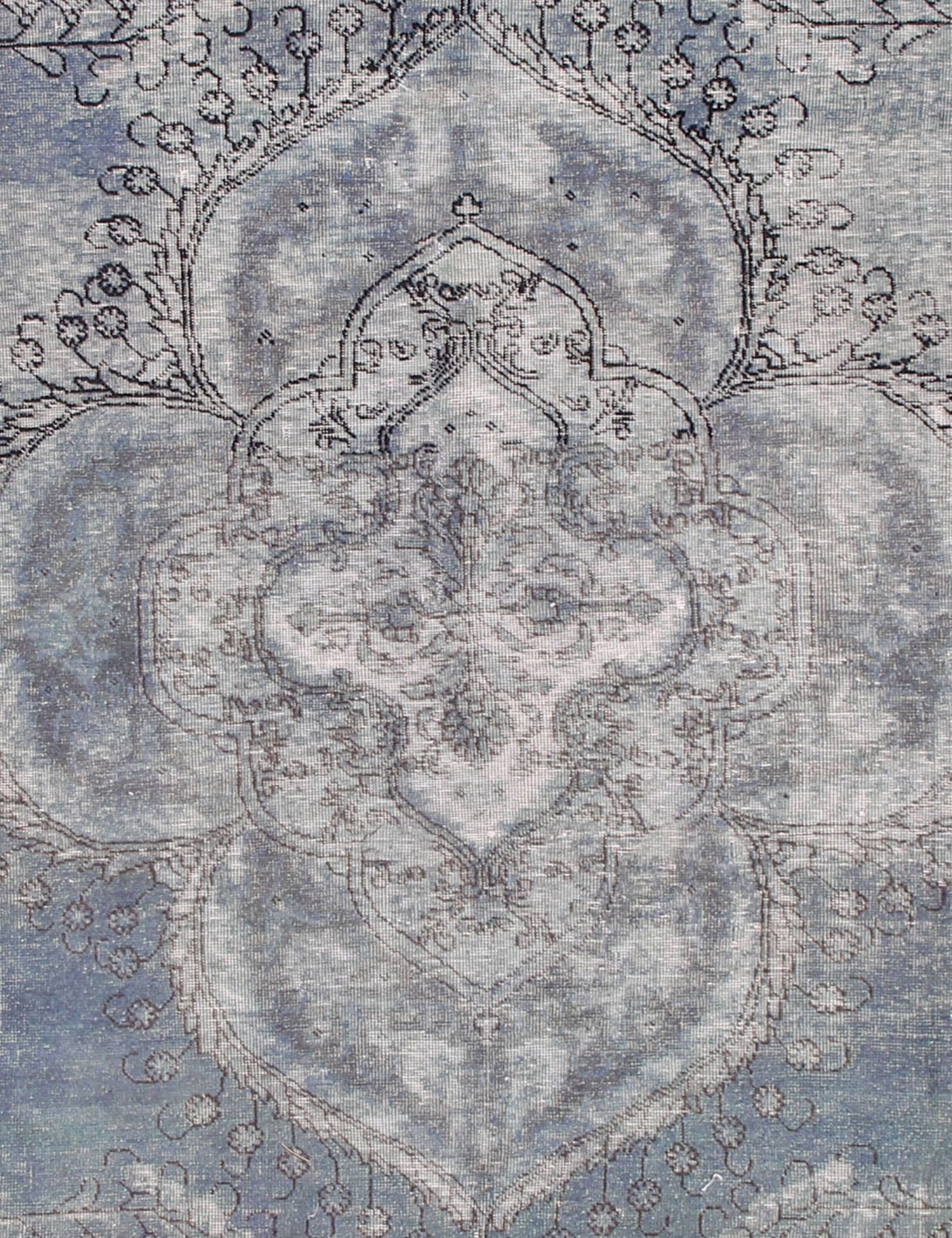 Rund  Vintage Teppich  blau <br/>198 x 198 cm