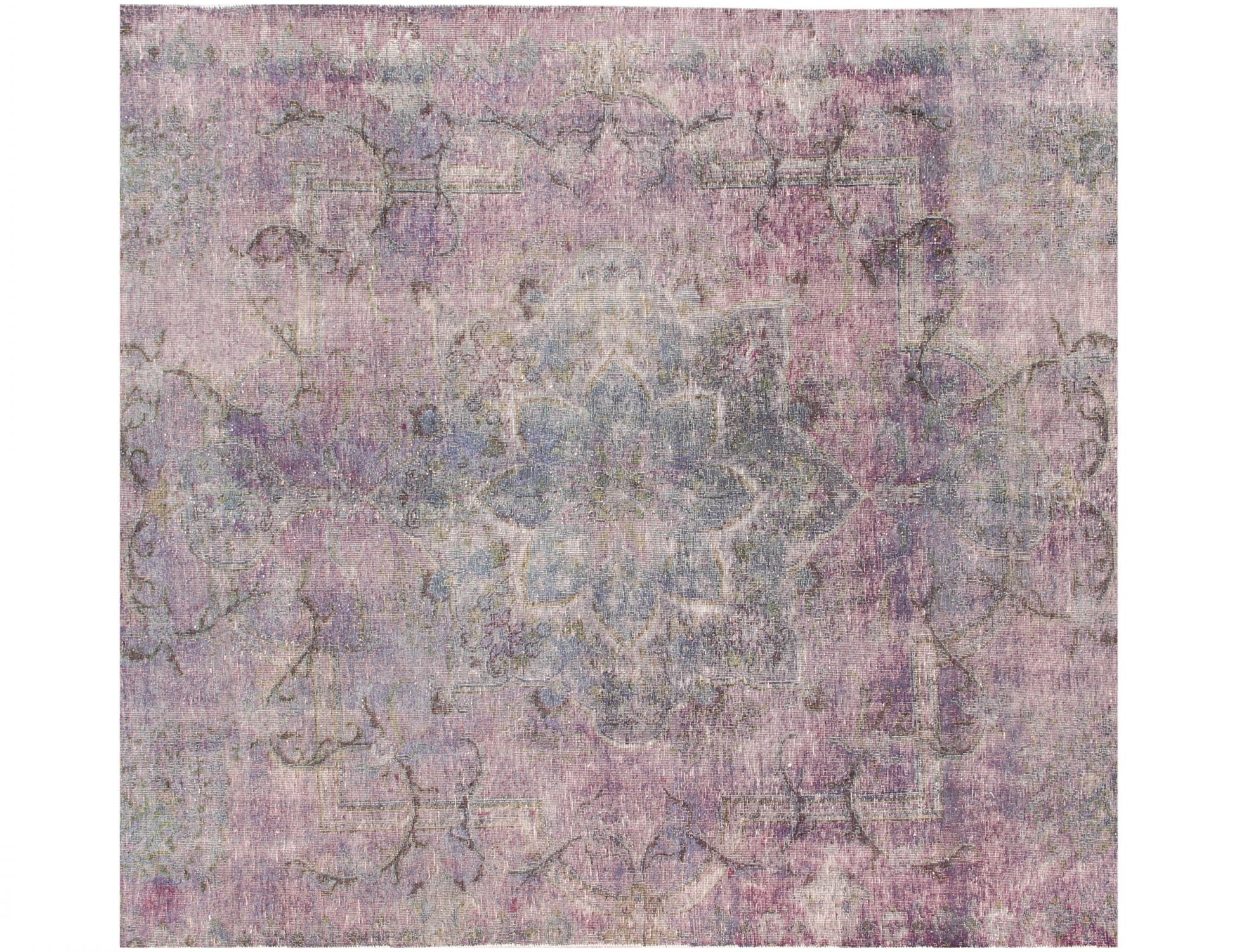 Tappeto vintage persiano  grigo <br/>200 x 200 cm